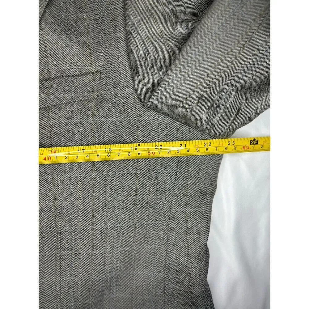 Pendleton 100% Wool Shell Blazer Men's Size‎ 40R Gray Sports Coat Jacket